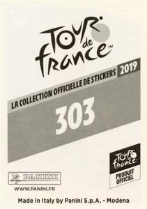 2019 Panini Tour de France #303 Tom Bohli Back